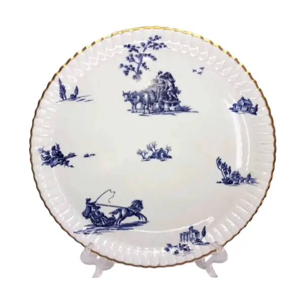 Foto de um(a) Antigo Prato Medalhão Bandeja Porcelana Limoges L.Bernardaud, da categoria de Pratos Decorativos. L. Bernardaud & Cia - Limoges. Antigo e grande prato medalhão, que também pode ser usado como bandeja, em porcelana... Vendido no marketplace Trésors.