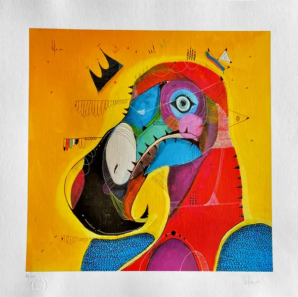 Foto de um(a) Dodô 3 - Igor Villa, da categoria de Serigrafia. Serigrafia original póstuma do artista Igor Villa. Dimensões: Altura: 50 cm Largura: 50 cm Breve biografia do artista: Igor... Vendido no marketplace Trésors.