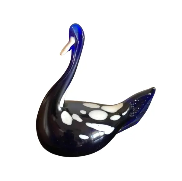 Foto de um(a) Antiga Escultura Peso De Papel Cisne Em Cristal De Murano, da categoria de Pesos de papel. Murano italiano. Medidas 13x13cm. Vendido no marketplace Trésors.