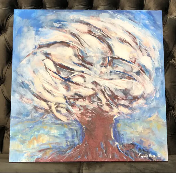 Foto de um(a) Andrea Prezutti - Portais, da categoria de Pinturas. Óleo sobre tela da grande artista paranaense Andrea Prezutti. Sem moldura. Mostrado de uma perspectiva diferente. Vendido no marketplace Trésors.