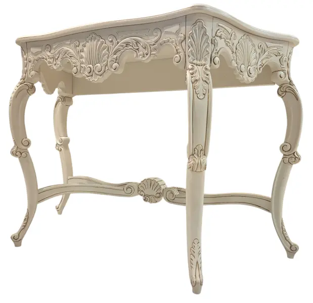 Foto de um(a) Aparador Luís XV Branco Provençal com Pés Cabriolé, da categoria de Aparadores e Buffet. Aparador Clássico Provençal – Elegância, Curvas Marcantes e Riqueza em DetalhesSe você busca uma peça de mobiliário que une... Mostrado de uma perspectiva diferente. Vendido no marketplace Trésors.