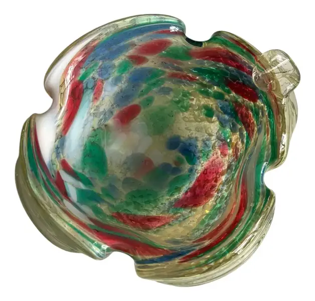 Foto de um(a) Antigo Cinzeiro Bowl Decorativo Em Murano Italiano Cactus, da categoria de Cinzeiros. Antigo e imponente cinzeiro artístico em Murano italiano feito à mão. Também pode ser usado para charuto. Lindo formato e... Vendido no marketplace Trésors.
