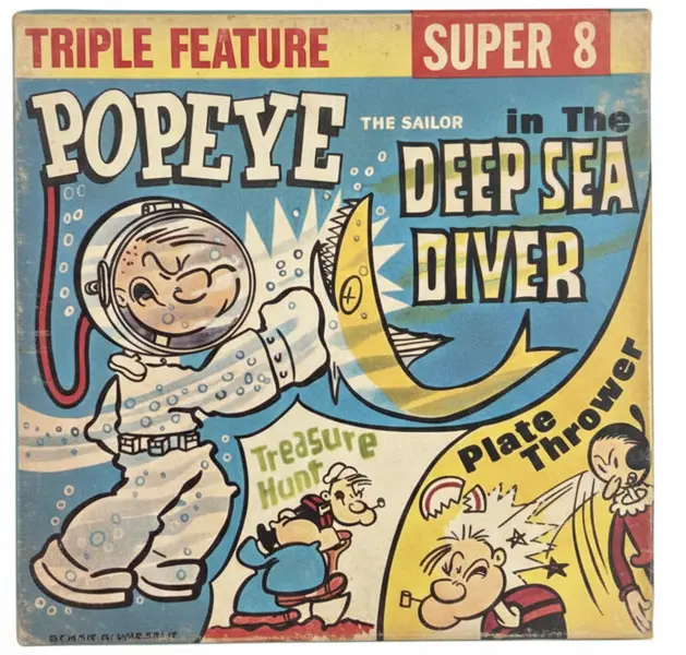 Foto de um(a) Filme Super 8 Popeye Deep Sea Diver, da categoria de Projetores. Filmes Super 8 americanos, originais de época, destinados a projeção e coleção. Peças que representam um importante capítulo... Vendido no marketplace Trésors.