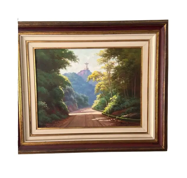 Foto de um(a) O Cristo - Nilton Bravo 1952, da categoria de Pinturas. Óleo sobre tela Nilton Bravo foi um pintor brasileiro conhecido principalmente por suas paisagens do Rio de Janeiro,... Vendido no marketplace Trésors.