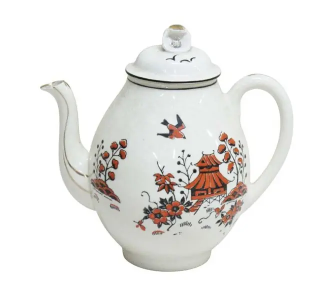 Foto de um(a) Antigo conjunto japonês com 8 peças, da categoria de Conjuntos de café e chá. Antigo conjunto para café com 8 peças em louça na tonalidade bege, com decoração típica oriental nas tonalidades laranja e... Mostrado de uma perspectiva diferente. Vendido no marketplace Trésors.