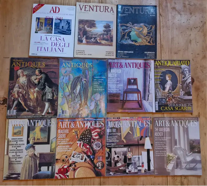 Foto de um(a) 11 Excepcionais raras revistas para amantes da arte e da arquitetura, da categoria de Revistas. Preciosa coleção com revistas de excepcional conteúdo para os apreciadores da arte. Mostrado de uma perspectiva diferente. Vendido no marketplace Trésors.