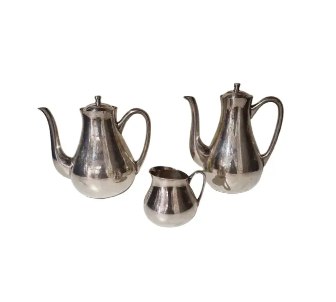 Foto de um(a) Lindo conjunto chá e café Wolff de metal espessurado a prata, da categoria de Bules. Belíssimo conjunto Wolff para chá e café confeccionado em metal espessurado à prata, estilo Art Déco do século XX. Composto... Vendido no marketplace Trésors.