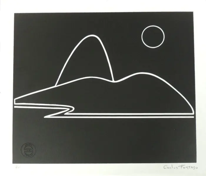 Foto de um(a) Pão de Açucar todo Preto 30 x 35 cm - Carlos Furtado, da categoria de Serigrafia. Serigrafia original póstuma do artista Carlos Furtado. Dimensões: Altura: 30 cm Largura: 35 cm Breve biografia do artista:... Vendido no marketplace Trésors.