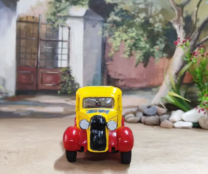 Foto de um(a) Mini Furgão Chevrolet, Modelo 1937, Escala 1/24, Anos 80, da categoria de Modelos de carros. Miniatura de furgão chevrolet, modelo 1937 para entrega delivery, escala 1/24. Fabricado pela atl nos anos de 1980. Pneus de... Mostrado de uma perspectiva diferente. Vendido no marketplace Trésors.