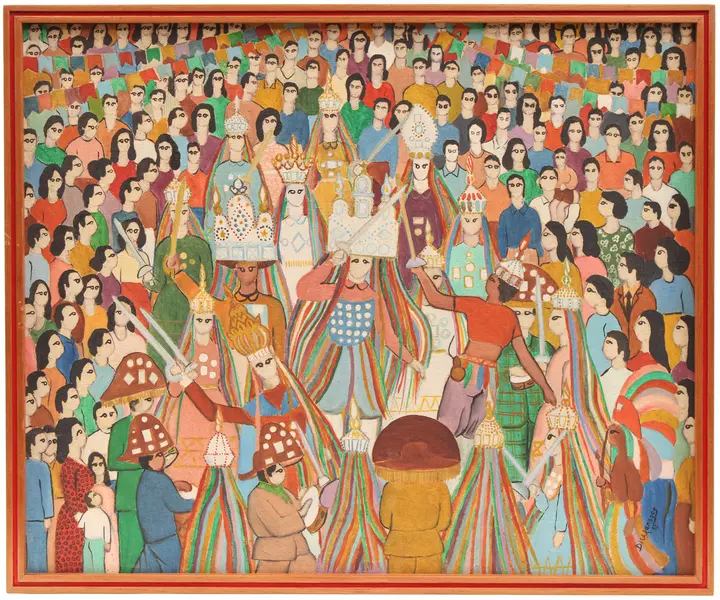 Foto de um(a) Arte genuinamente naif - Brasil, da categoria de Pinturas. A Essência Pura e Espontânea da Pintura Primitivista Uma verdadeira joia para colecionadores e investidores que priorizam a... Vendido no marketplace Trésors.