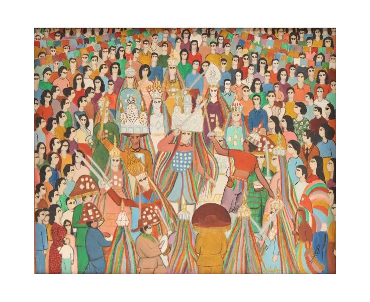Foto de um(a) Arte genuinamente naif - Brasil, da categoria de Pinturas. A Essência Pura e Espontânea da Pintura Primitivista Uma verdadeira joia para colecionadores e investidores que priorizam a... Mostrado de uma perspectiva diferente. Vendido no marketplace Trésors.