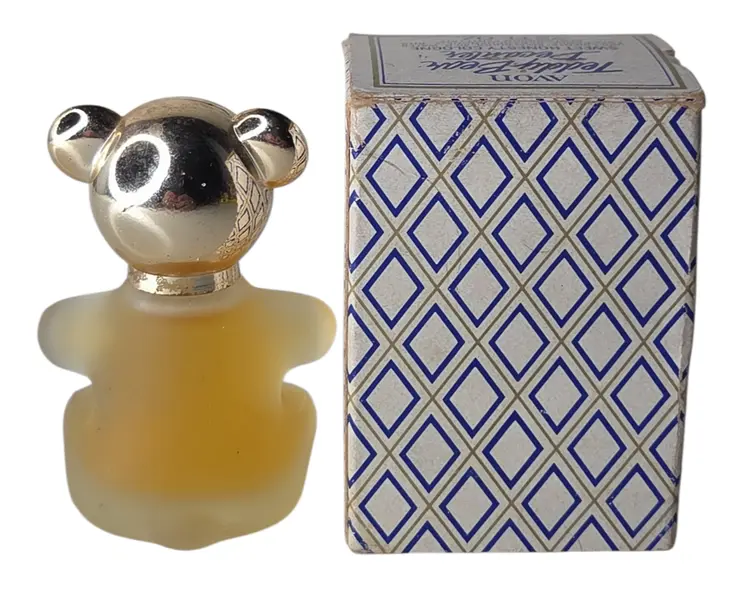 Foto de um(a) Perfume Avon Teddy Bear Vintage, da categoria de Outros colecionáveis. Perfume Avon Teddy Bear Colecionável. Mostrado de uma perspectiva diferente. Vendido no marketplace Trésors.