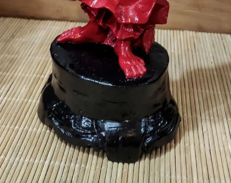 Foto de um(a) Escultura Mandarim Chinês, Década de 1970, da categoria de Escultura. Escultura chinesa de um mandarim pescador em resina com laca chinesa na cor coral, década de 1970 peça única pelo designer... Mostrado de uma perspectiva diferente. Vendido no marketplace Trésors.