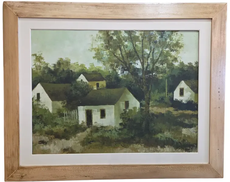 Foto de um(a) Quadro Pintura a Óleo Paisagem Rural de Fernando Ikoma – Assinado, da categoria de Pinturas. Bela e expressiva obra de arte do renomado artista paranaense Fernando Ikoma, conhecido tanto por sua trajetória marcante... Mostrado de uma perspectiva diferente. Vendido no marketplace Trésors.