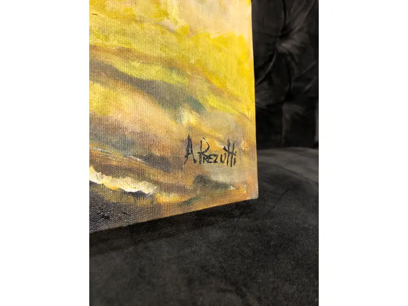 Foto de um(a) Andrea Prezutti - Portais, da categoria de Pinturas. Óleo sobre tela da grande artista paranaense Andrea Prezutti. Sem moldura. Mostrado de uma perspectiva diferente. Vendido no marketplace Trésors.