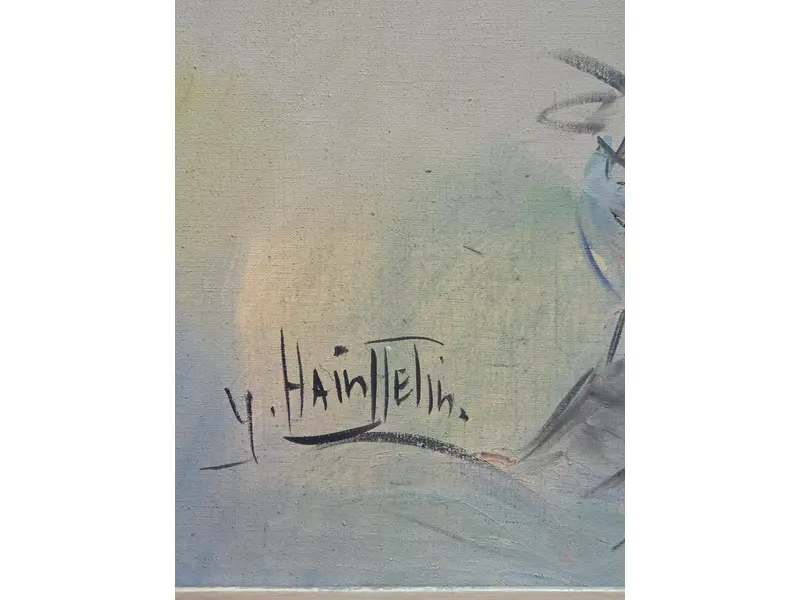 Foto de um(a) Figura Femininina Pin-Up, da categoria de Pinturas. Belíssimo e delicado óleo sobre tela retratando uma figura feminina pin-up, escola francesa. Pintura em excelente estado de... Mostrado de uma perspectiva diferente. Vendido no marketplace Trésors.