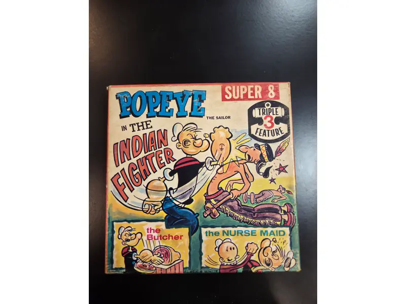 Foto de um(a) Filme Super 8 Popeye Indian Fighter, da categoria de Projetores. Filmes Super 8 americanos, originais de época, destinados a projeção e coleção. Peças que representam um importante capítulo... Mostrado de uma perspectiva diferente. Vendido no marketplace Trésors.