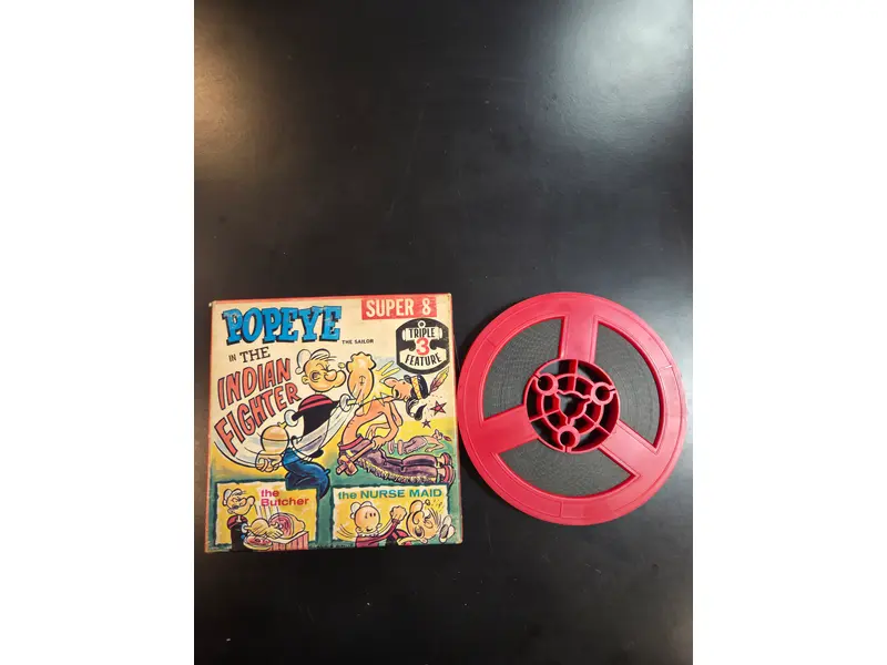 Foto de um(a) Filme Super 8 Popeye Indian Fighter, da categoria de Projetores. Filmes Super 8 americanos, originais de época, destinados a projeção e coleção. Peças que representam um importante capítulo... Mostrado de uma perspectiva diferente. Vendido no marketplace Trésors.