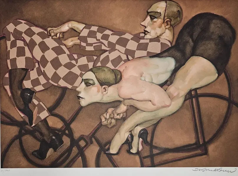 Foto de um(a) Juarez Machado, serigrafia 39 x 55 cm, assinada à mão e sem moldura, da categoria de Serigrafia. Vendido no marketplace Trésors.