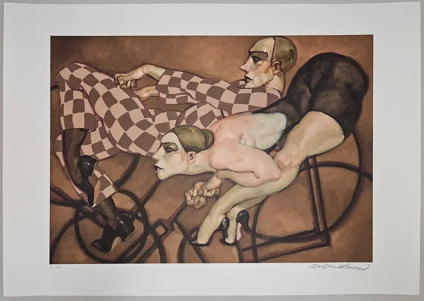 Foto de um(a) Juarez Machado, serigrafia 39 x 55 cm, assinada à mão e sem moldura, da categoria de Serigrafia. Mostrado de uma perspectiva diferente. Vendido no marketplace Trésors.
