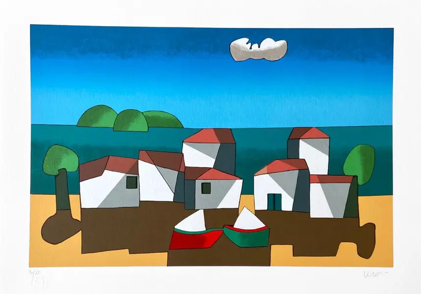 Foto de um(a) ILHA DE PESCADORES (50 X 70 CM) - Inos Corradin, da categoria de Serigrafia. Serigrafia original póstuma do artista Inos Corradin. Dimensões: Altura: 50 cm Largura: 70 cm Breve biografia do artista:... Vendido no marketplace Trésors.