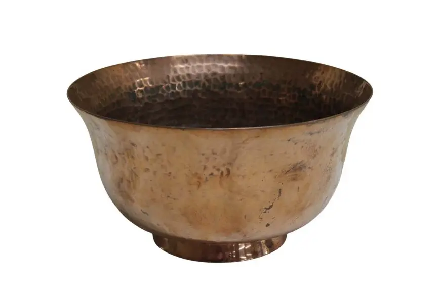 Foto de um(a) Conjunto para sobremesa com 7 peças em cobre martelado, da categoria de Outros utensílios para servir. Antigo conjunto para sobremesa com sete peças em cobre martelado, INDÚSTRIA ARGENTINA. Apresenta bolw (11,5A X 21D) e 6... Mostrado de uma perspectiva diferente. Vendido no marketplace Trésors.