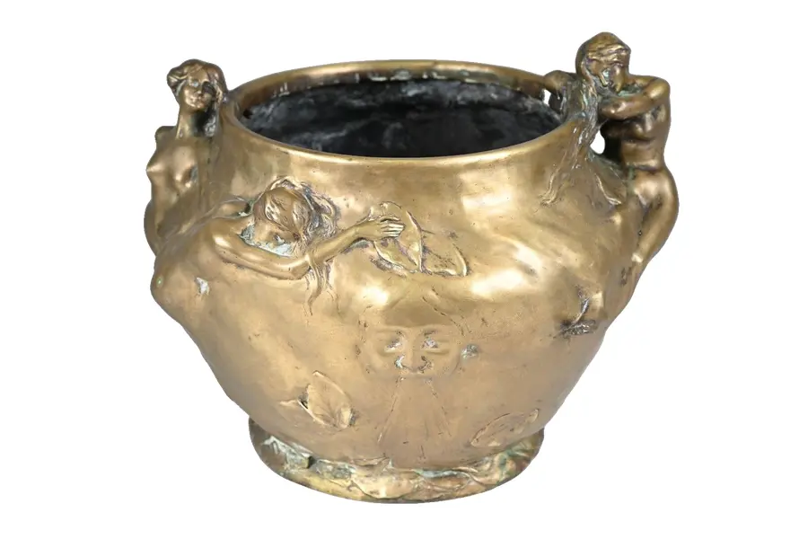 Foto de um(a) MAURICE BOUVAL (1863-1916) Raridade Art Nouveau Francesa em Bronze Assinado, da categoria de Cachepot. LOTE DESTAQUE: MAURICE BOUVAL (1863-1916) Raridade Art Nouveau Francesa em Bronze Assinado Excelente oportunidade para... Vendido no marketplace Trésors.