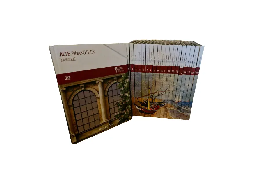 Foto de um(a) Belíssima coleção de livros com os mais especiais museus do mundo, da categoria de Livros. Coleção completa de livros: Grandes Museus do Mundo, editora Folha de São Paulo. LIVRO 1: PRADO. LIVRO 2- NATIONAL GALLERY.... Vendido no marketplace Trésors.