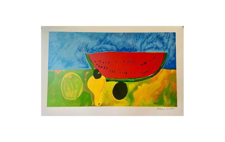 Foto de um(a) Aldemir Martins - Gravura original com assinatura gravada, medindo 60X33cm e sem moldura, da categoria de Serigrafia. Aldemir Martins (1922-2006) foi um artista plástico brasileiro, pintor ilustrador e escultor, produziu além de paisagens, os... Vendido no marketplace Trésors.